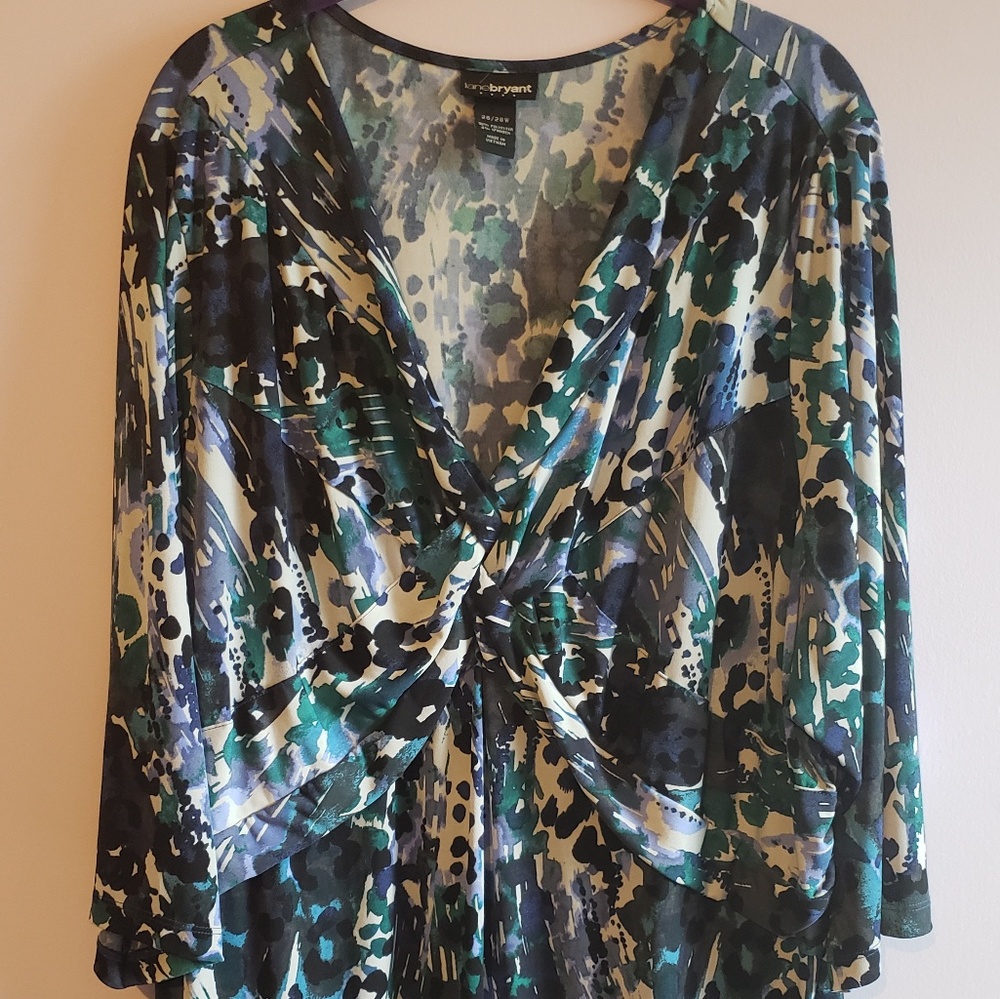 Lane Bryant abstract print tunic
